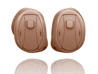 A pair of in the canal (ITC) hearing aids